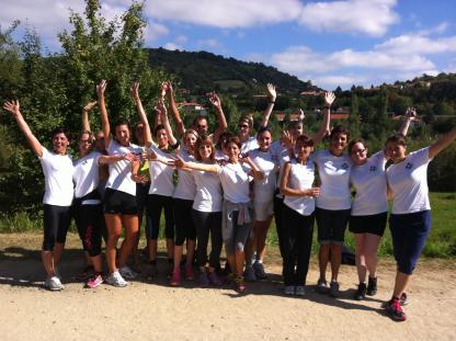 La course des filles pour la ligue contre le cancer en Haute-Loire - La course